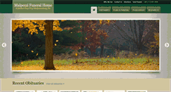 Desktop Screenshot of malpezzifuneralhome.com